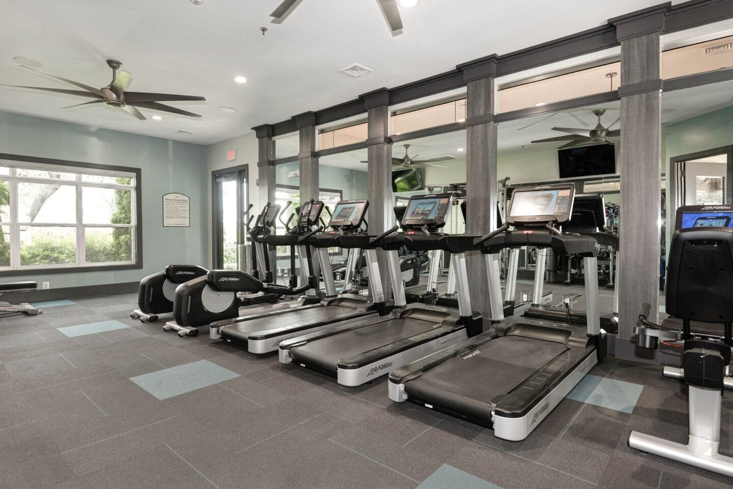 Cardio Machines In Gym at Windsor Herndon, Herndon