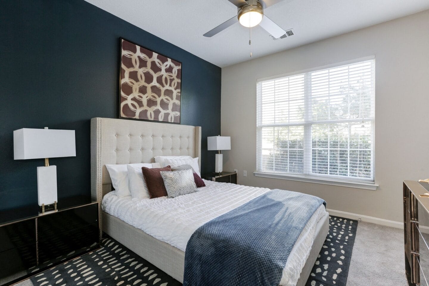 Bedroom With Expansive Windows at Windsor Herndon, Herndon, 20171