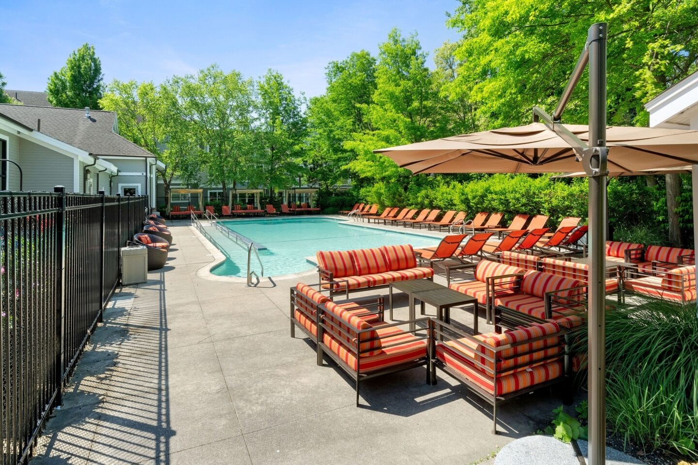 Sparkling Swimming Pool with Sundeck at Windsor at Oak Grove, 12 Island Hill Ave., MA