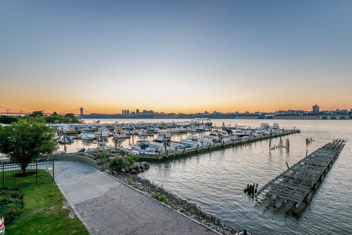 Fantastic Views of the Marina at Windsor at Mariners, Edgewater, New Jersey