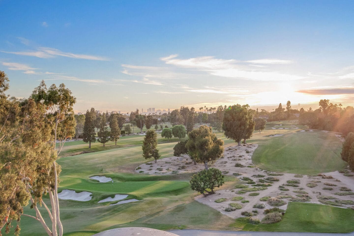 Views Overlooking Wilshire Country Club at Windsor at Hancock Park, Los Angeles, California