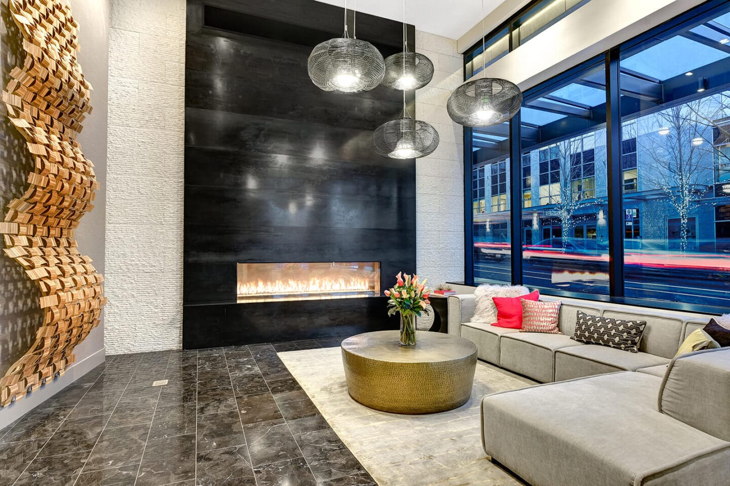 Picturesque Lobby at Cirrus, Seattle, 98121