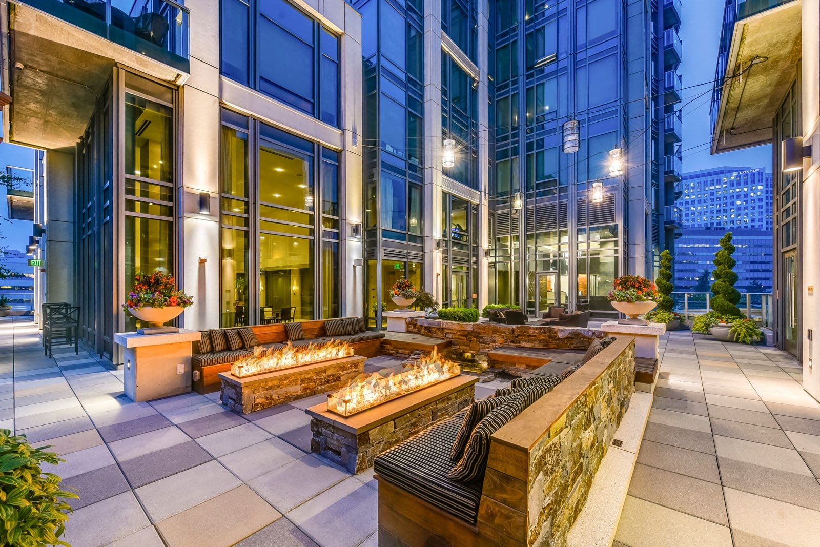 Expansive Indoor and Outdoor Amenity Spaces at The Bravern, Washington, 98004