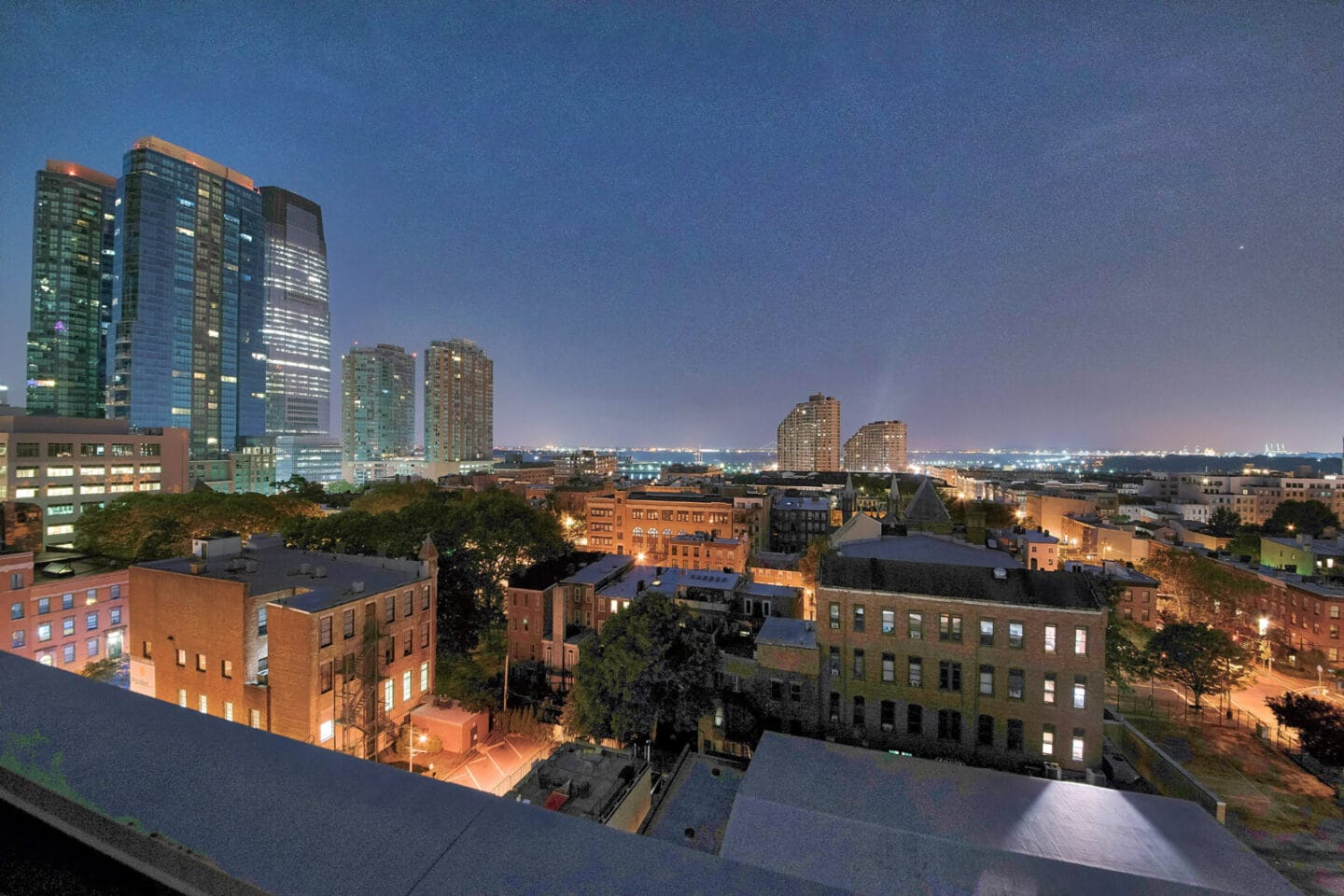 Rooftop Views of Downtown at Warren at York by Windsor, Jersey City