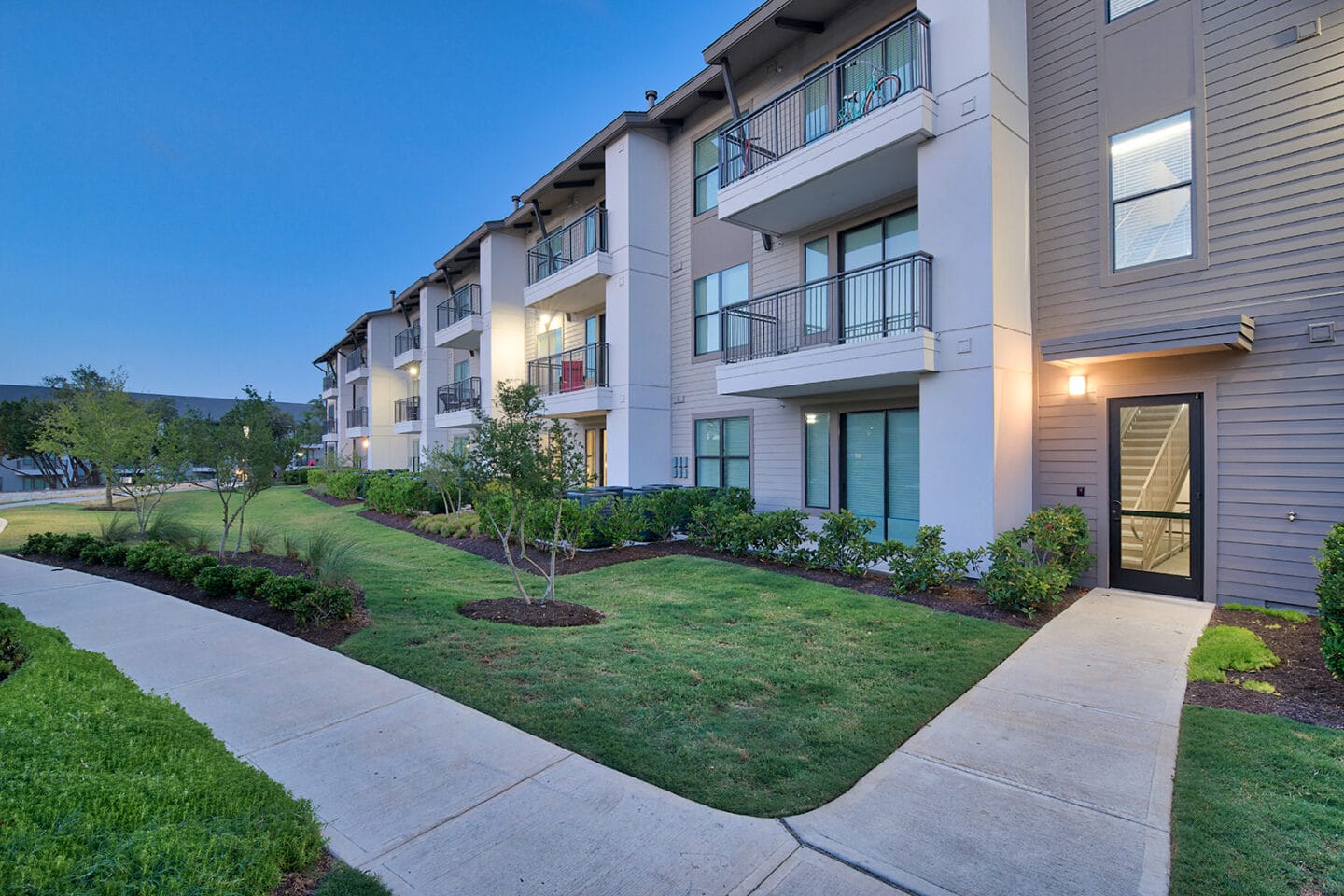 Landscaped Walkways at Windsor Lantana Hills, Texas, 78735