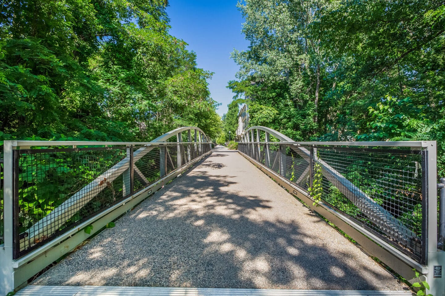 Pedestrian Path Takes You to Orange Line T Station from Windsor at Oak Grove, 02176, MA