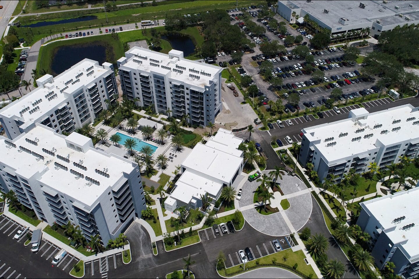 Modern, Resort-Style Community with Lush Landscaping at Allure by Windsor, Boca Raton, FL