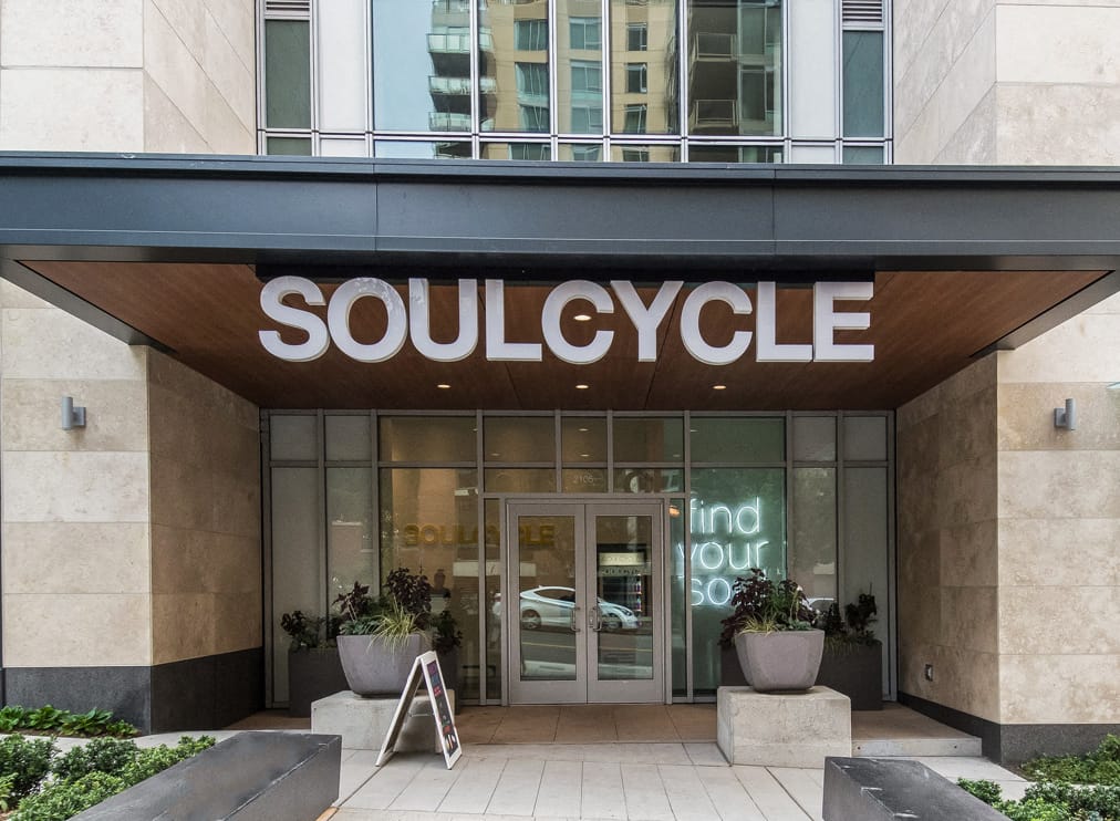 Spin Class at SoulCycle Downstairs at Stratus, Seattle, WA