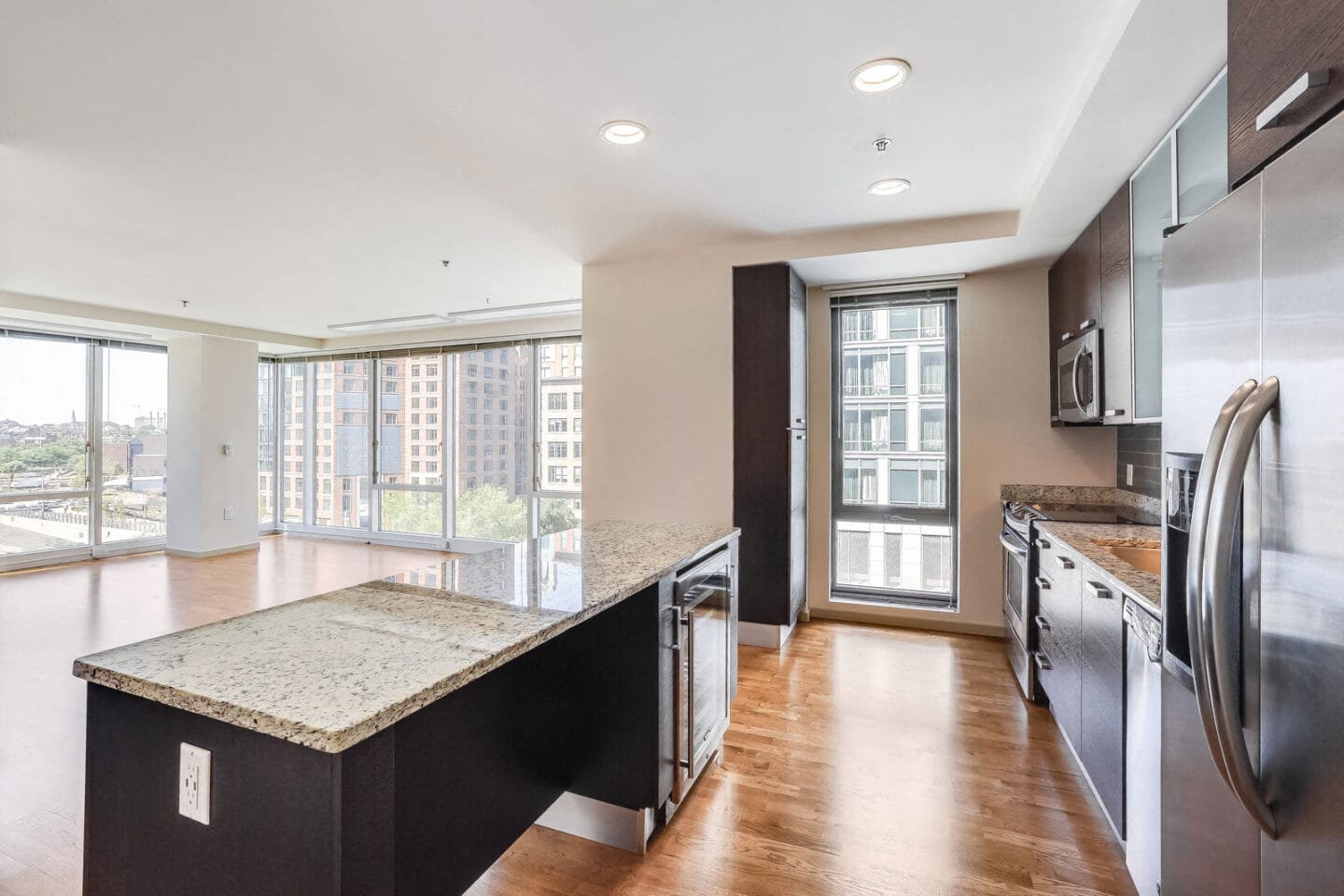 Spacious Kitchen with Italian Cabinets at The Victor by Windsor, Massachusetts, 02114