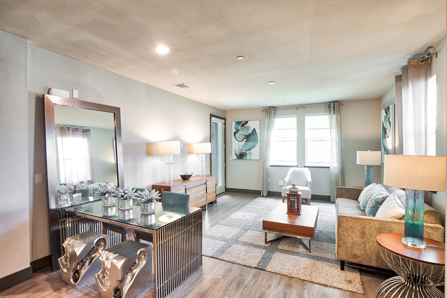 Spacious living room at Blu Harbor by Windsor, 1 Blu Harbor Blvd, Redwood City