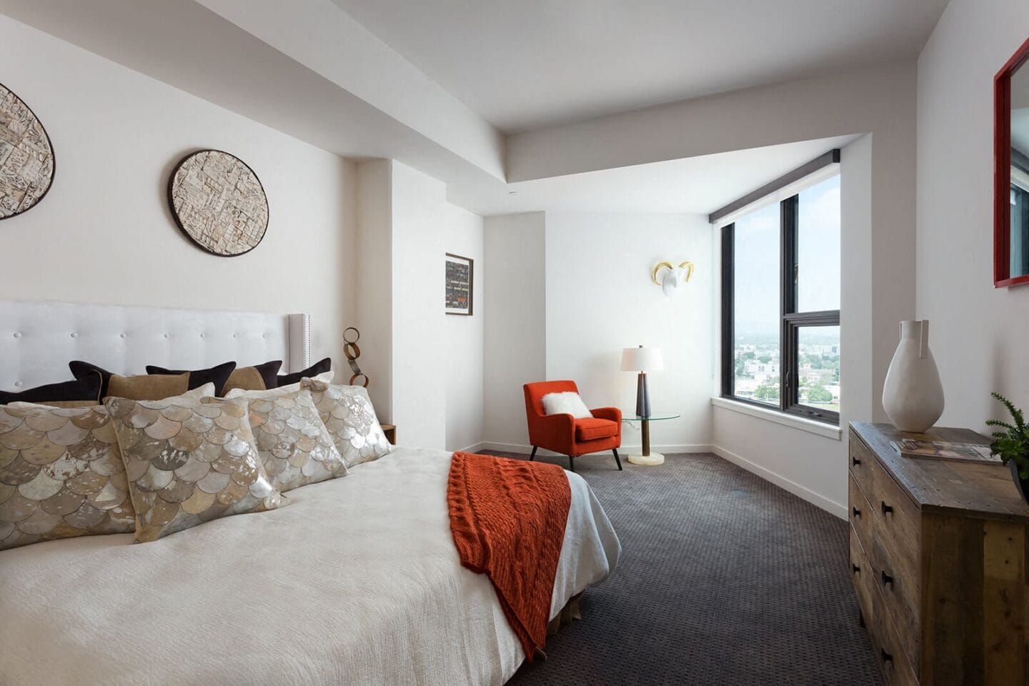 Plush Carpeting in Bedrooms at 1000 Speer by Windsor, Denver, Colorado