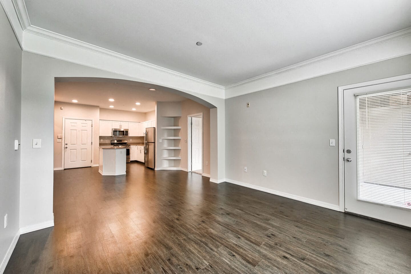 Wood-style flooring at The Estates at Cougar Mountain, Issaquah, Washington