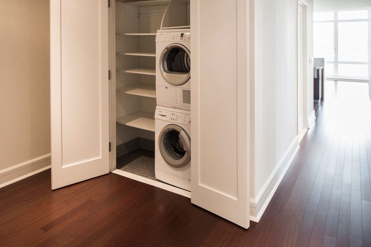 Full-Size Washers and Dryers at The Aldyn, 60 Riverside Blvd., New York, NY 10069