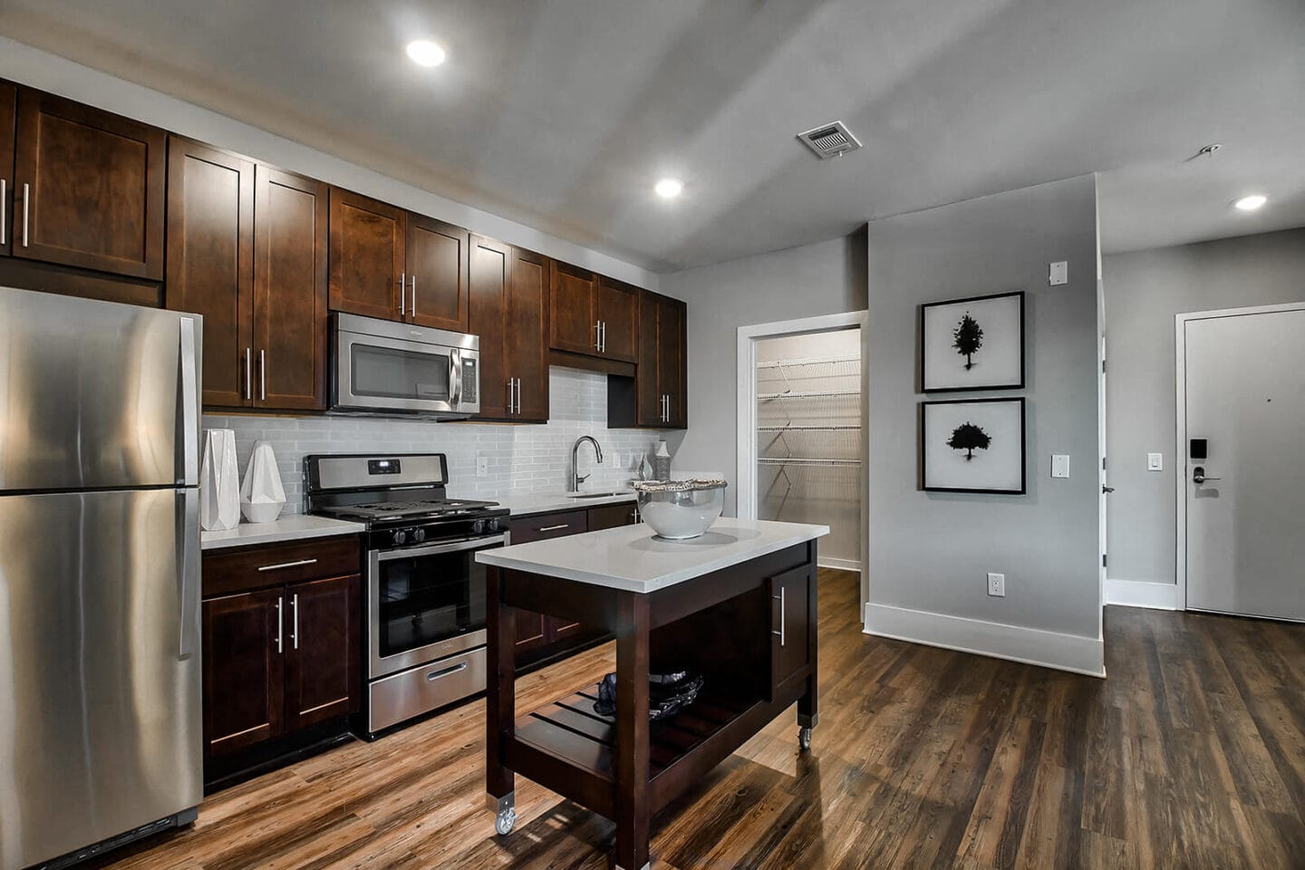 Expansive Kitchen with Stainless Steel Appliances at Windsor Morningside, 1845 Piedmont Ave NE, Atlanta