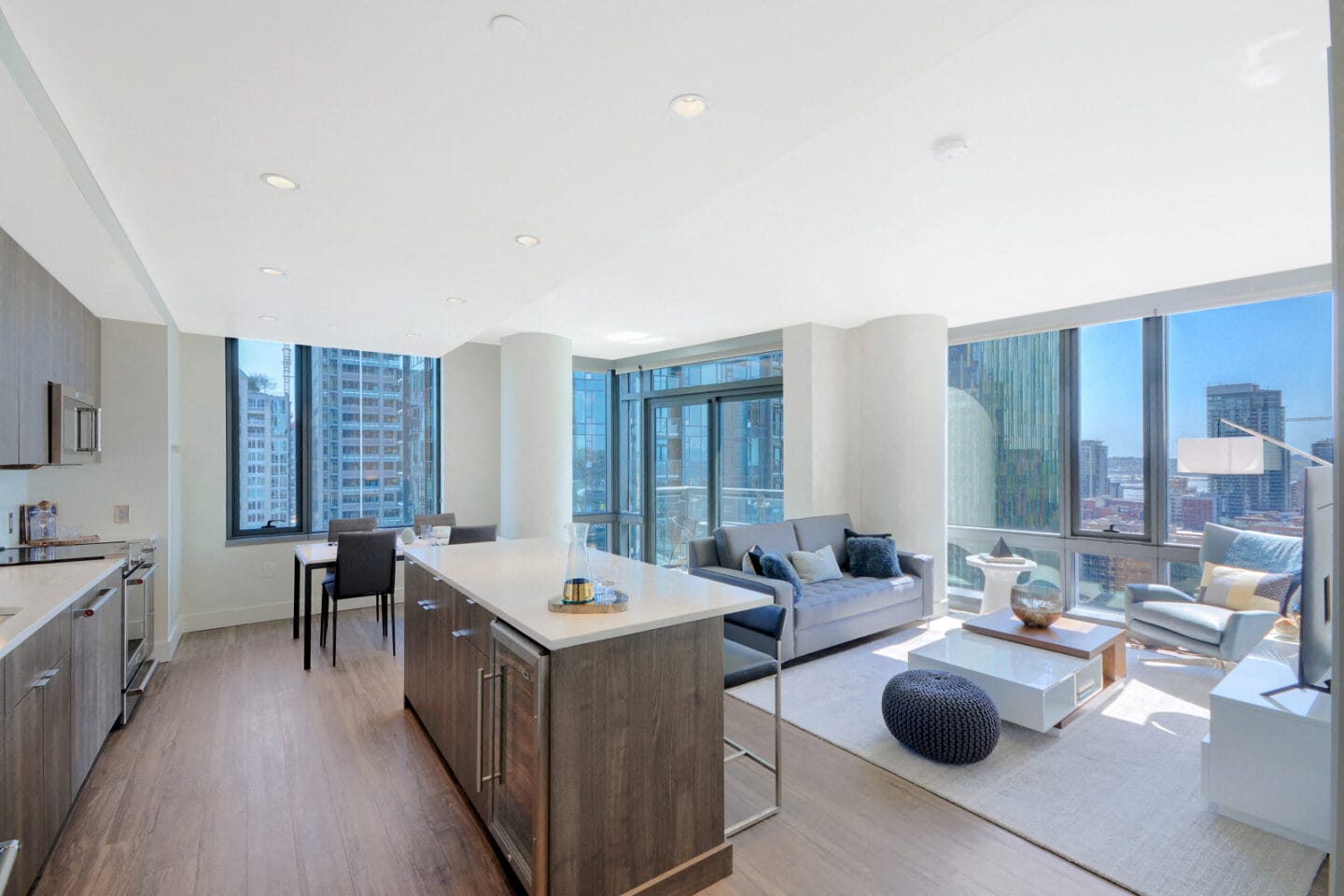 Floor-To-Ceiling Windows at Stratus, Seattle, Washington