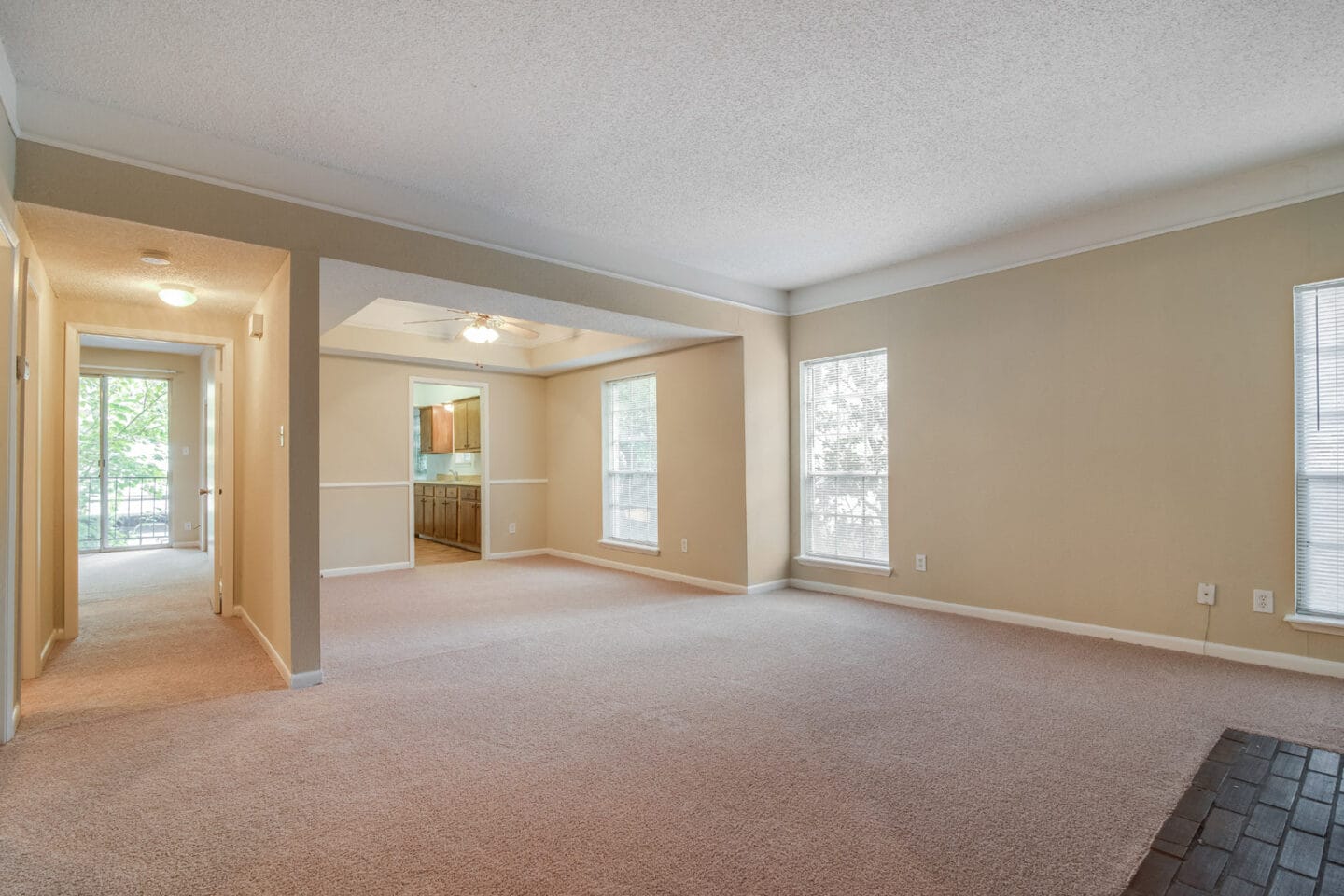 Large Windows Let in Abundant Natural Light at Allen House Apartments, 3433 West Dallas Street, Houston