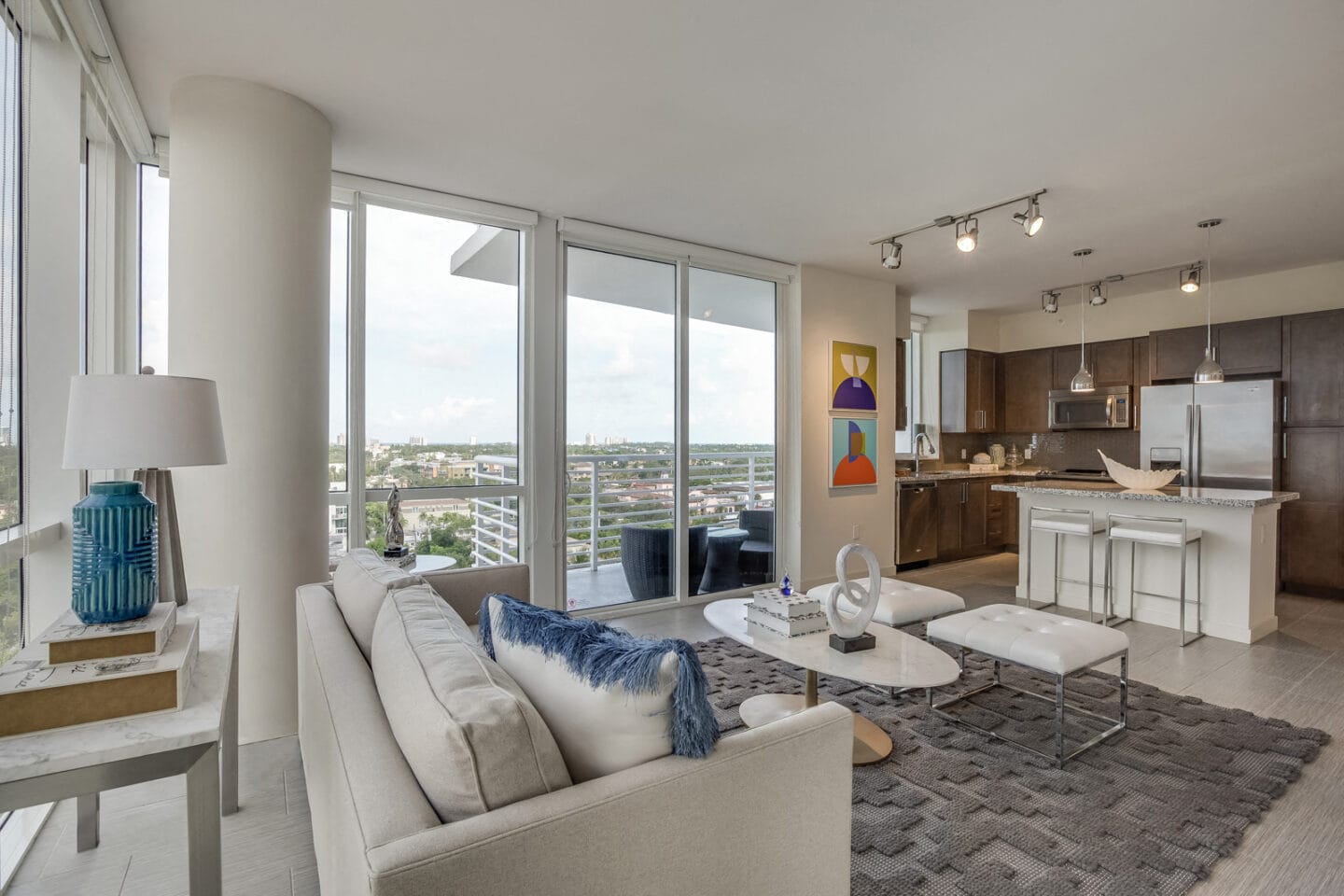 Dramatic Elevated Ceilings at Amaray Las Olas by Windsor, 215 SE 8th Ave, Fort Lauderdale