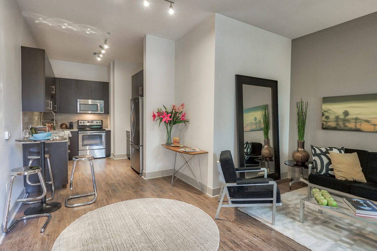 Wood-Style Flooring at 1000 Grand by Windsor, Los Angeles, 90015