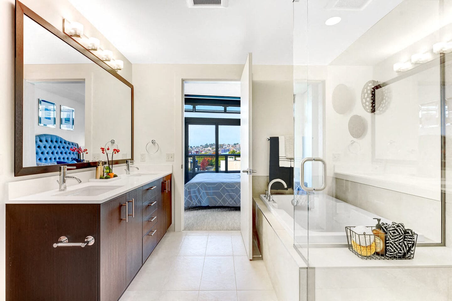 Spa-Inspired Bathroom at Cirrus, Seattle, Washington