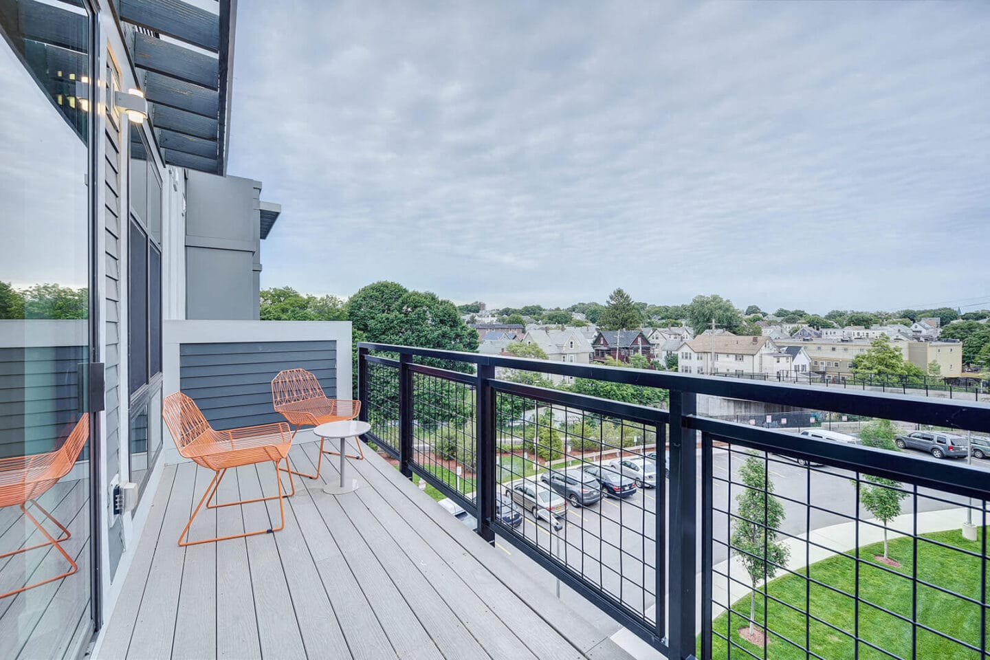 Spacious Balconies at Windsor at Maxwells Green, Massachusetts, 02144