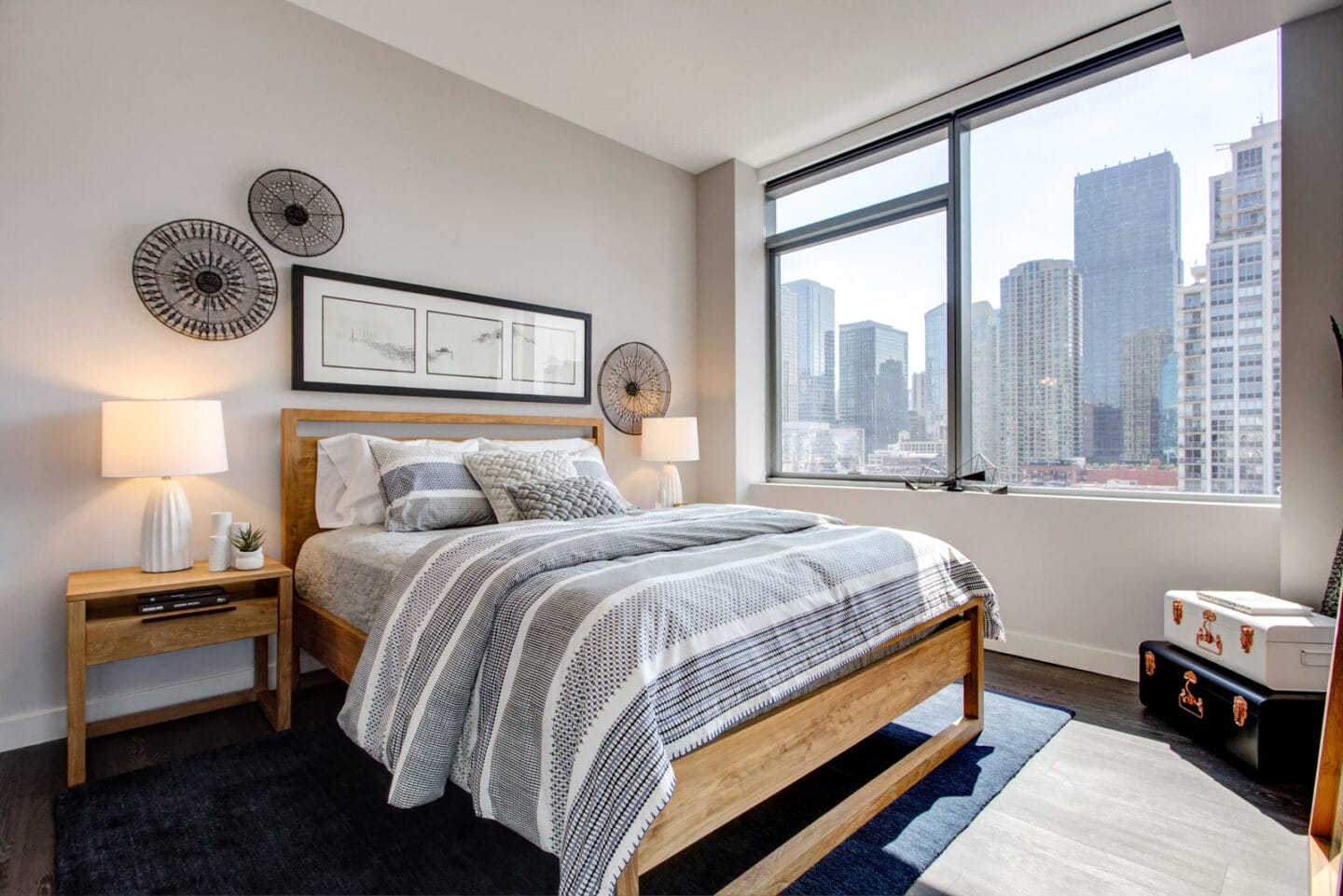 Fantastic Views From Primary Bedroom at 640 North Wells, Chicago, 60654