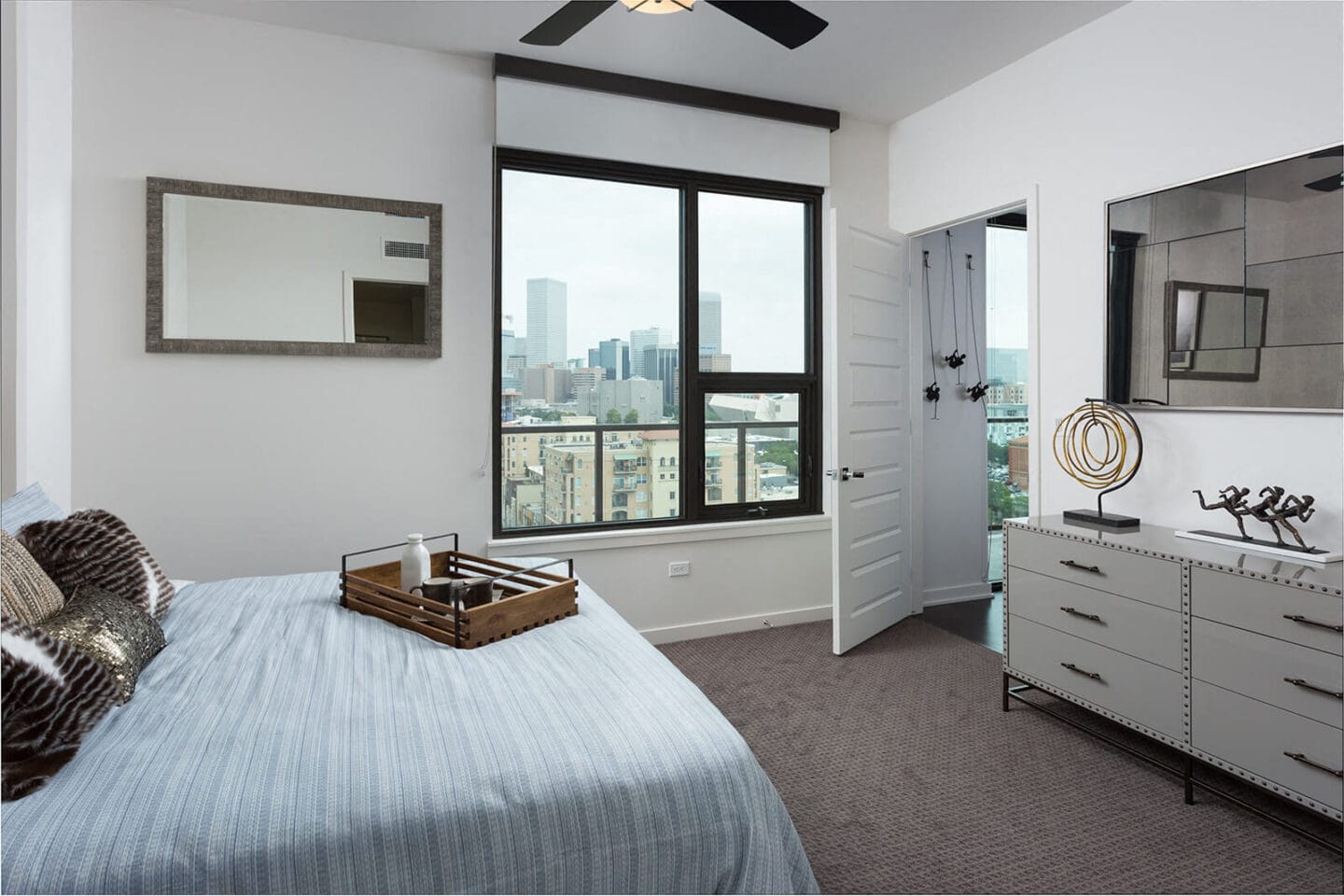 Ceiling Fans in All Apartments at 1000 Speer by Windsor, 1000 Speer Blvd., Denver