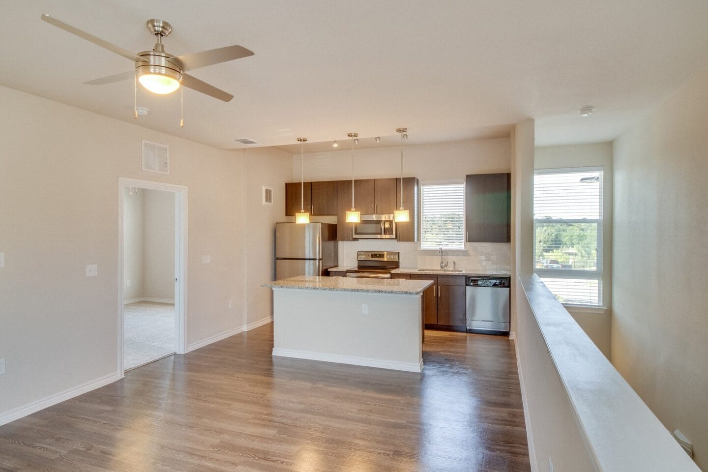 Contemporary Ceiling Fans Throughout at Windsor Republic Place, 5708 W Parmer Lane, Texas