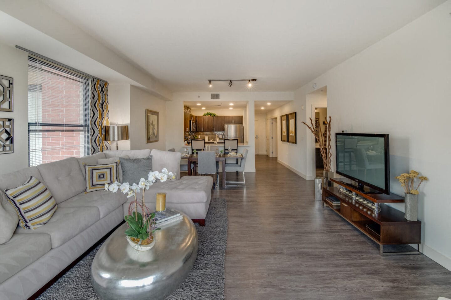 Wood-Style Flooring at The Manhattan Tower and Lofts, 1801 Bassett Street, Denver