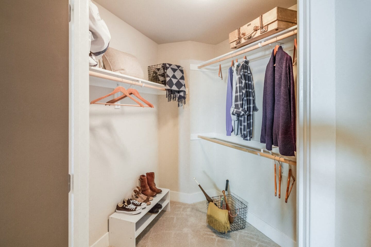 Abundant Storage Including Walk-In Closets  at Malden Station by Windsor, 250 W Santa Fe Ave, Fullerton