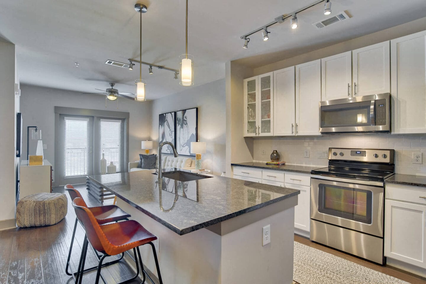 Modern Kitchen with Granite Countertops at Windsor Old Fourth Ward, Atlanta, GA