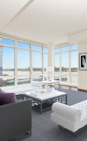 Floor-To-Ceiling Windows at The Aldyn, 60 Riverside Blvd., New York, NY 10069