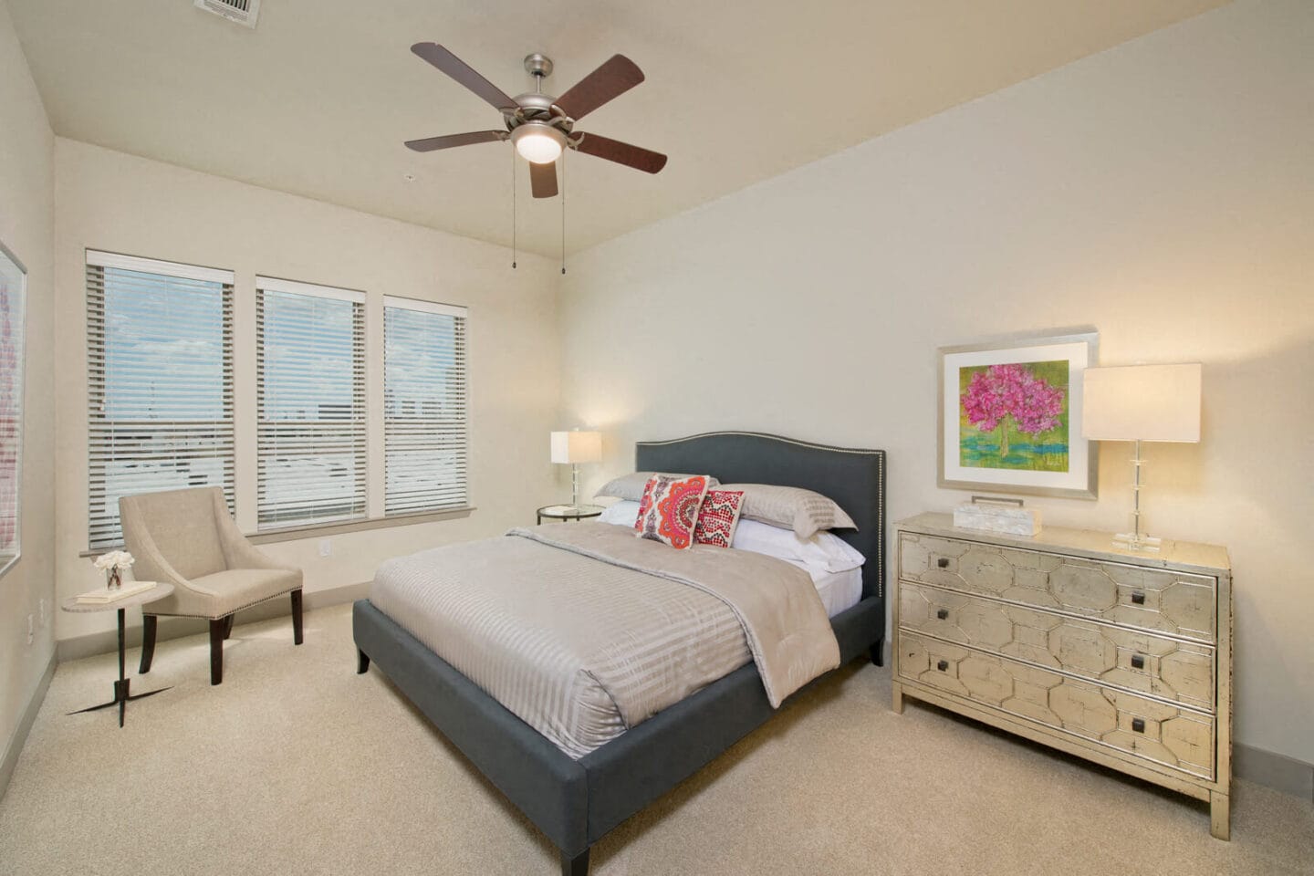 Large Bedroom with Plush Carpeting Windsor at West University, Texas, 77005