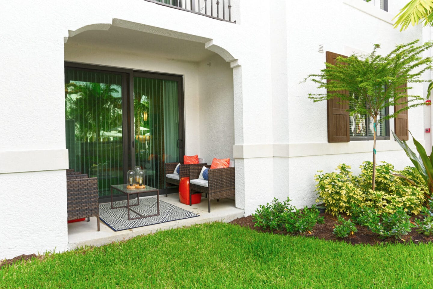 Large Private Patios & Balconies at Mirador at Doral by Windsor, 33122, Florida