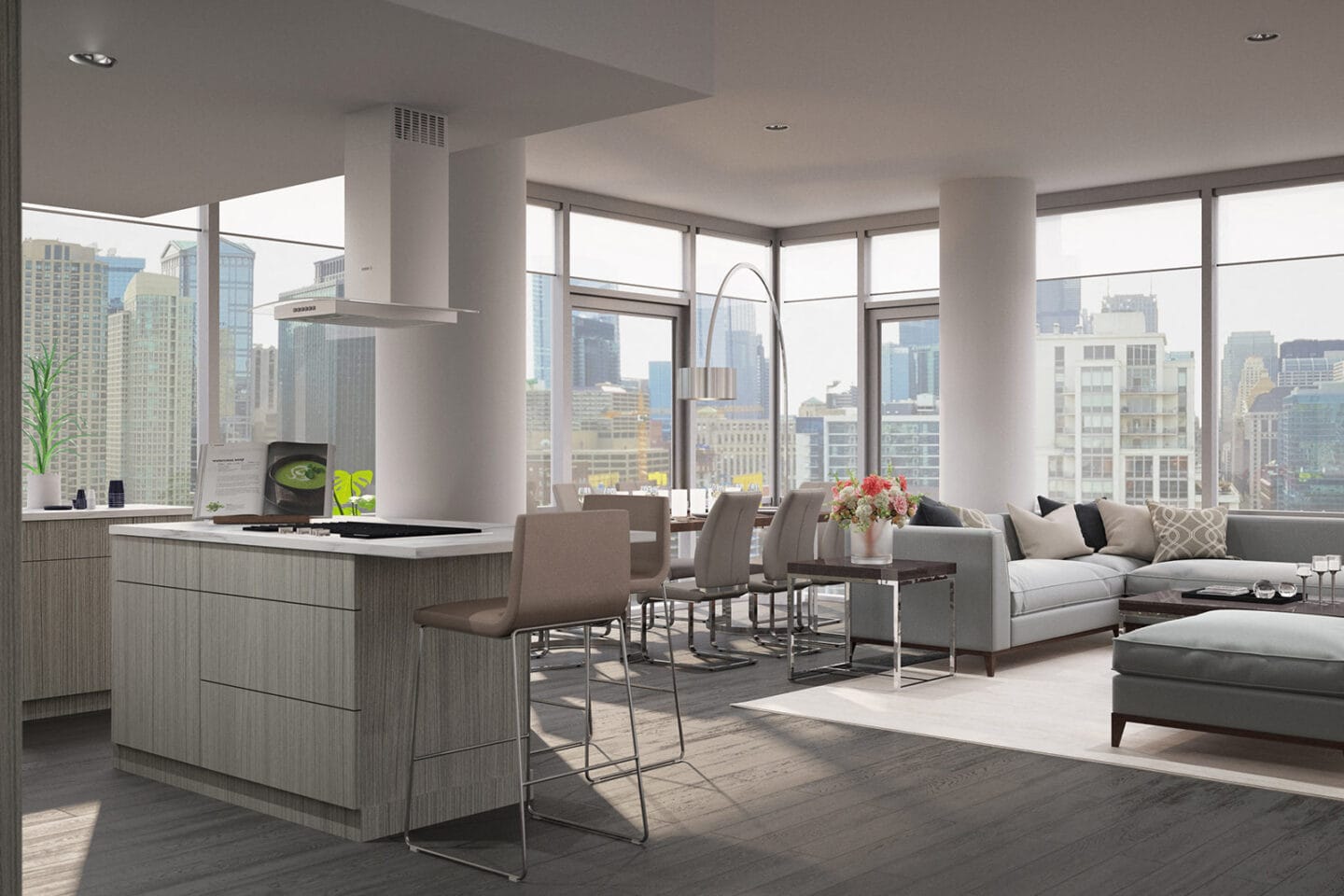 Open-Concept Floor Plans at 640 North Wells, 640 N Wells, Chicago