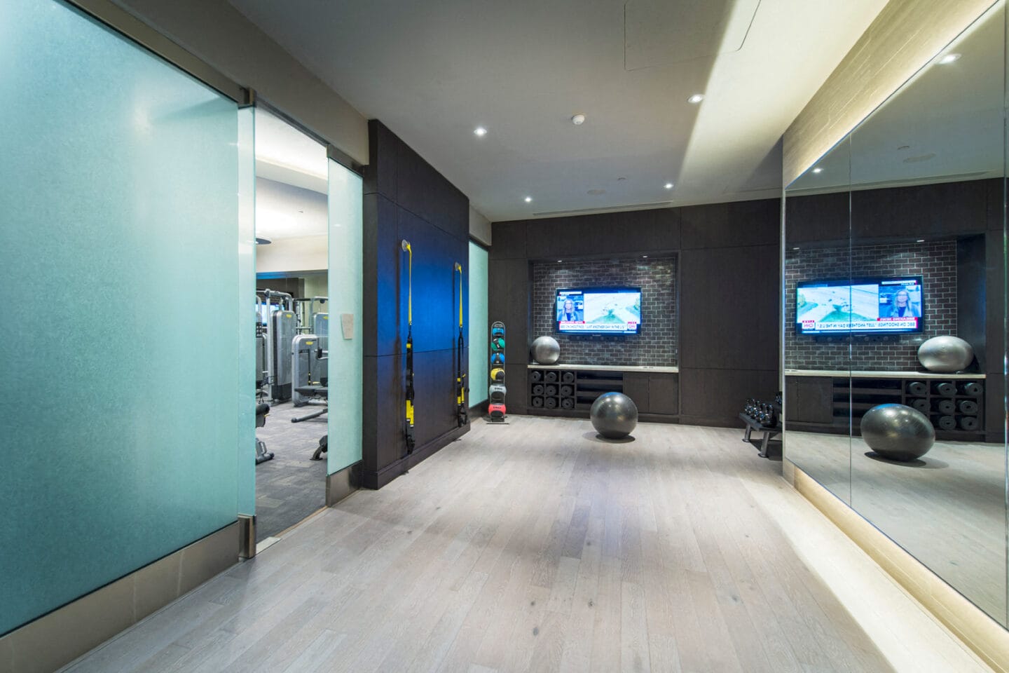 Yoga and Spin Studio at 1000 Grand by Windsor, Los Angeles, California