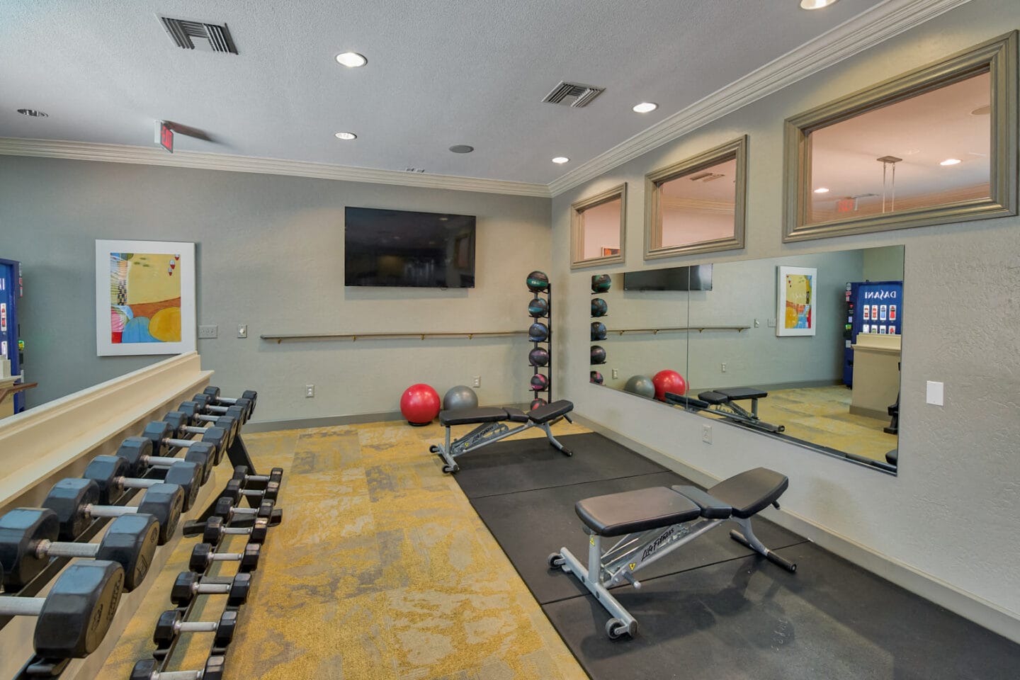 Free Weights, Medicine Balls and Stretching Space at Windsor at Aviara, 92011, California