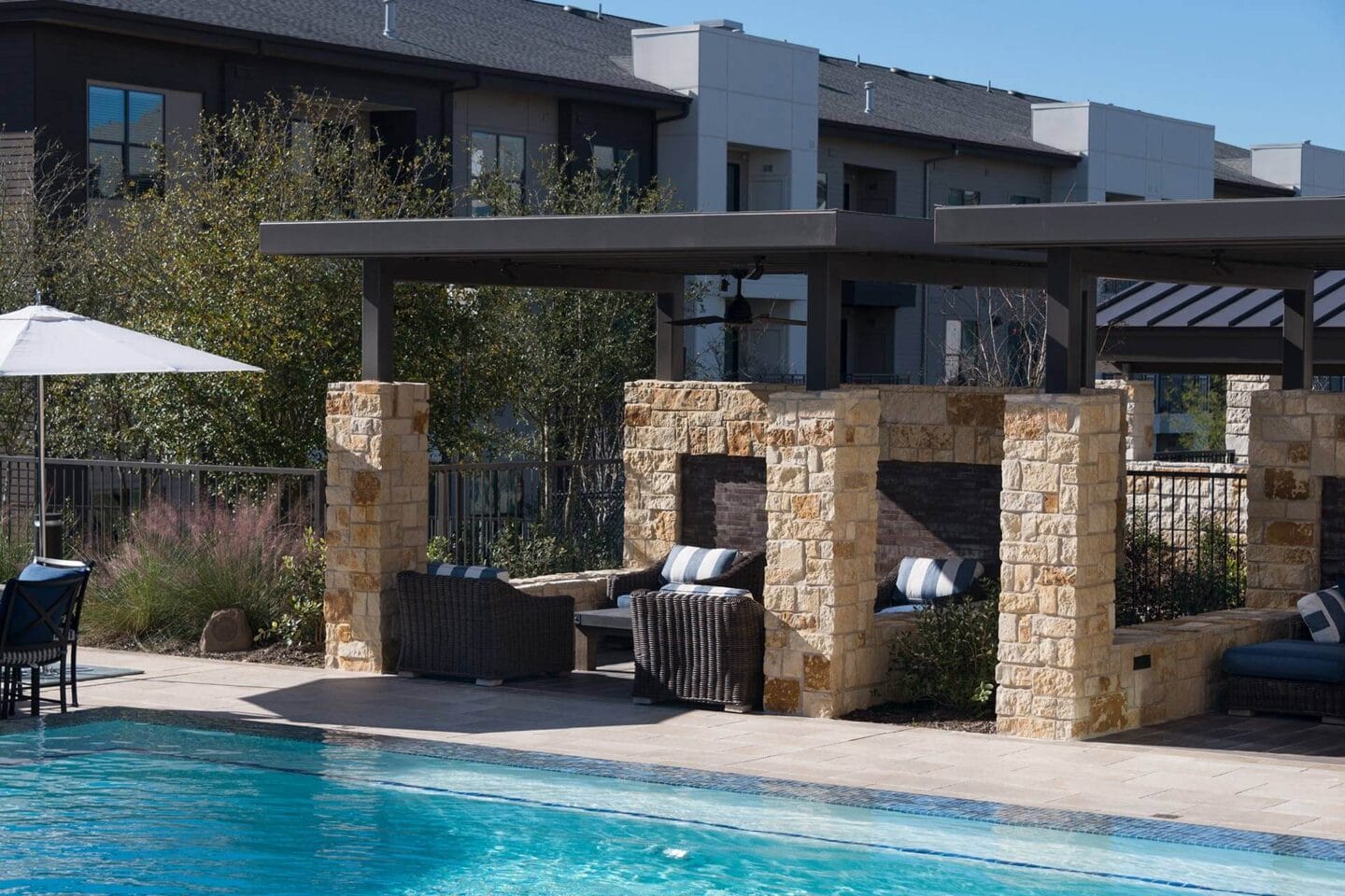 Poolside Cabanas at Windsor Oak Hill, Austin, TX