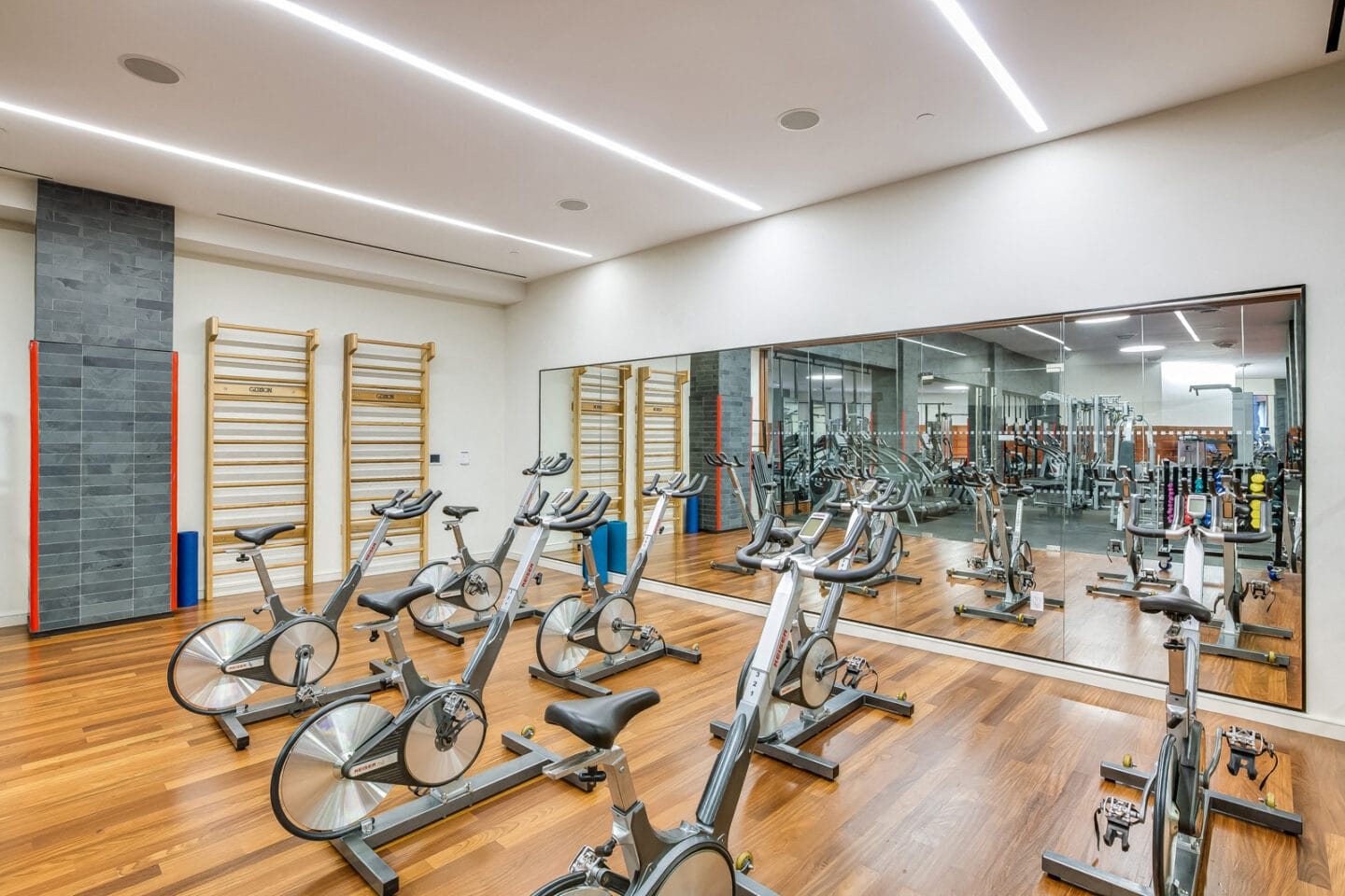 Fitness Center with Spin Room at The Ashley Apartments, 400 W. 63rd Street, 10069