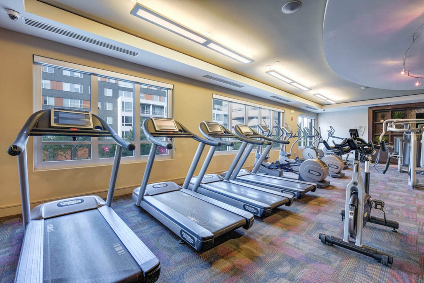 24-Hour Fitness Club With State-Of-The-Art Equipment at Windsor at Cambridge Park, Cambridge, Massachusetts