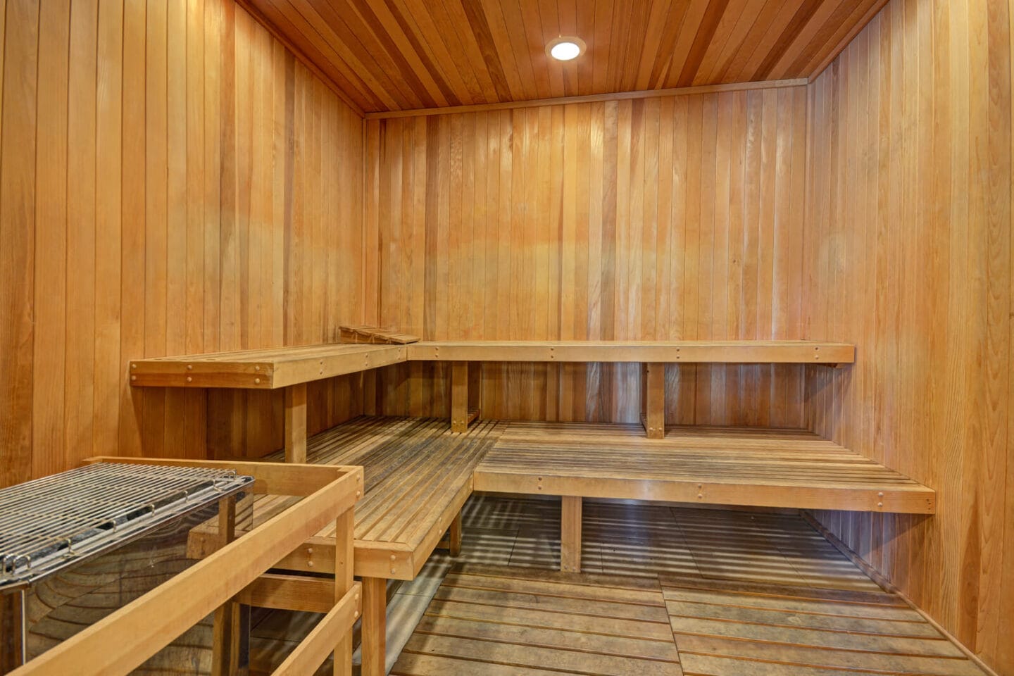 Sauna at Windsor at Hancock Park, 445 North Rossmore Avenue, CA