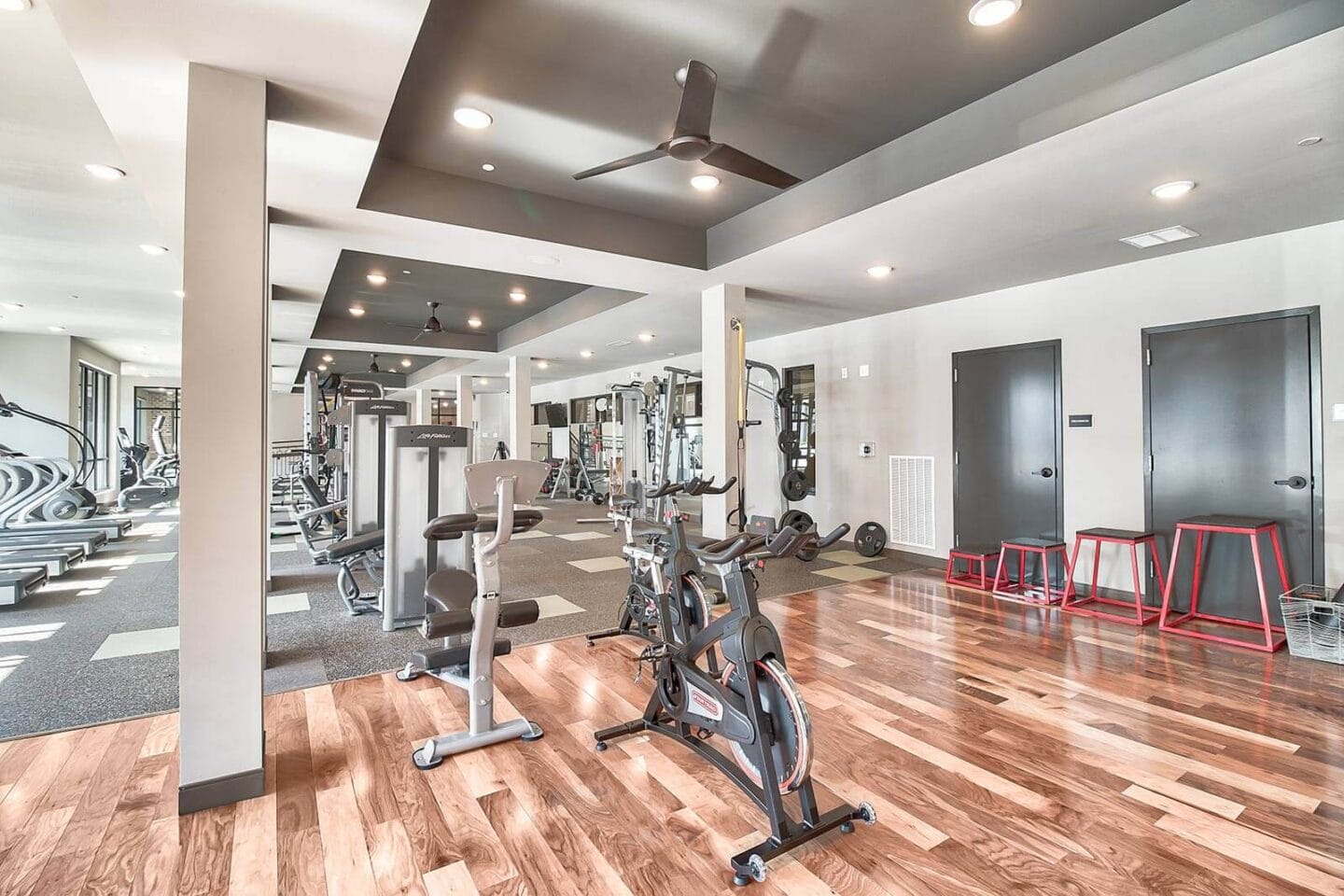 Yoga Room with On Demand Classes at Windsor Parkview, Chamblee, Georgia