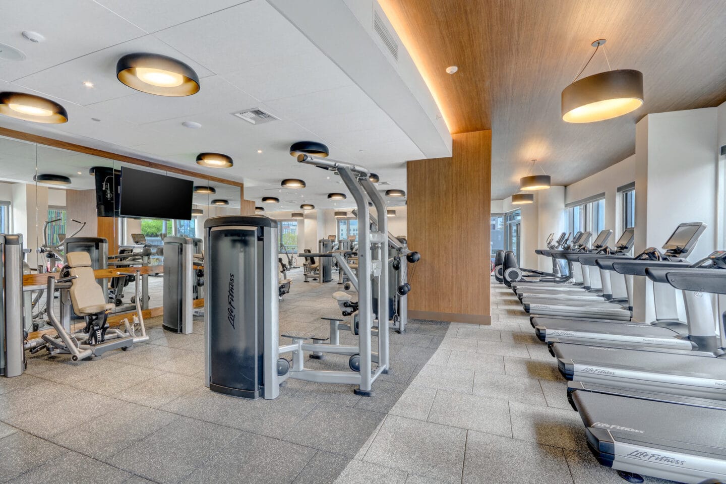 High-Tech Fitness Center at Stratus, Seattle, Washington