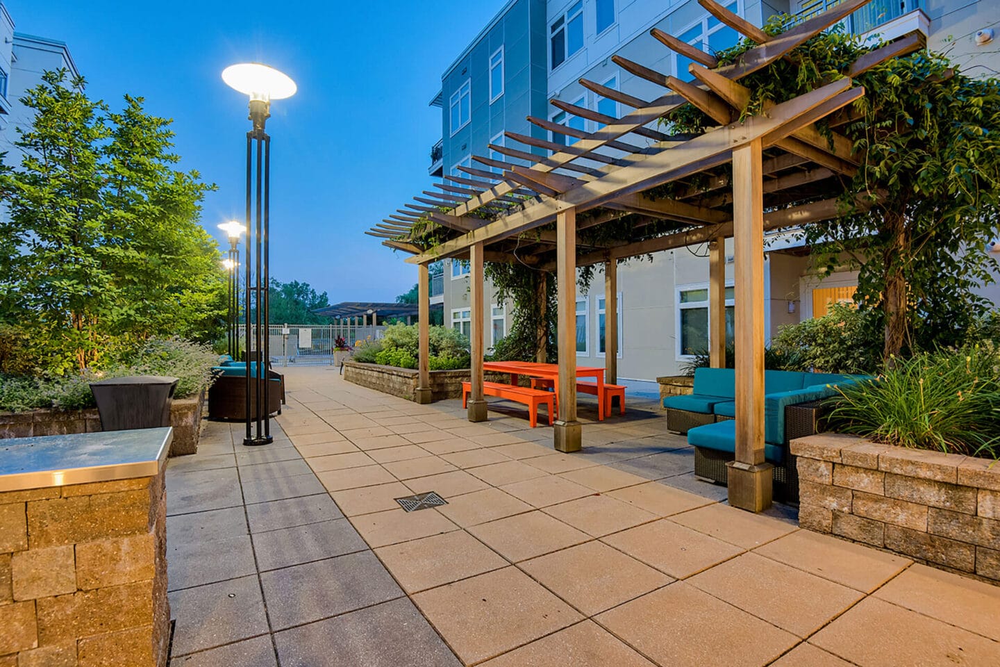 Elevated Courtyard at Vox on Two, Cambridge, MA