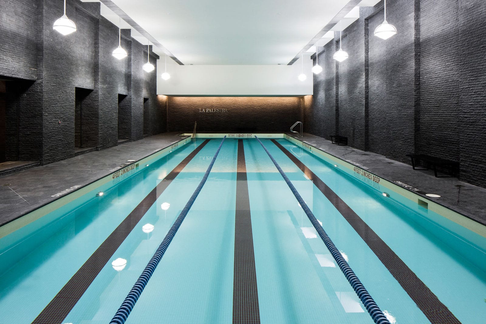 Indoor, Lap Pool at The Aldyn, 60 Riverside Blvd., New York