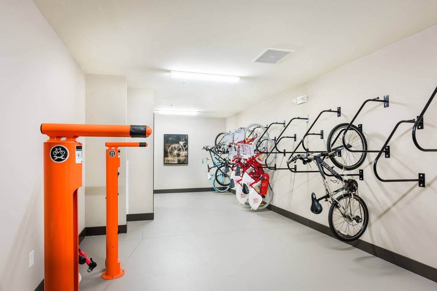 Indoor Bike Storage And Repair Facility at Windsor Parkview, Chamblee, GA