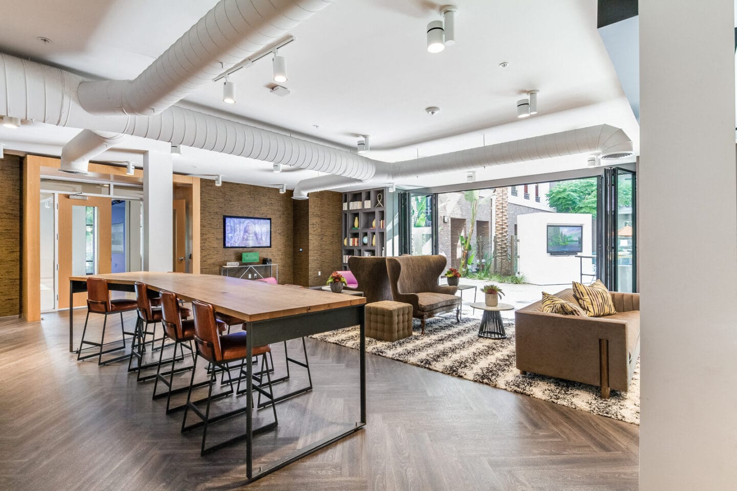 Communal Resident Lounge at Malden Station by Windsor, Fullerton, California