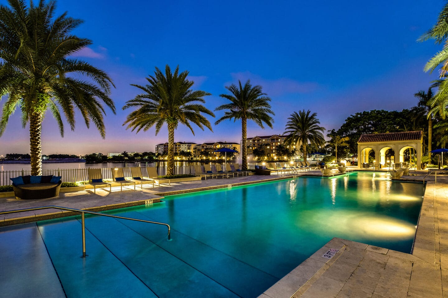 Lake Views from Pool Deck at Windsor at Doral, Doral, Florida