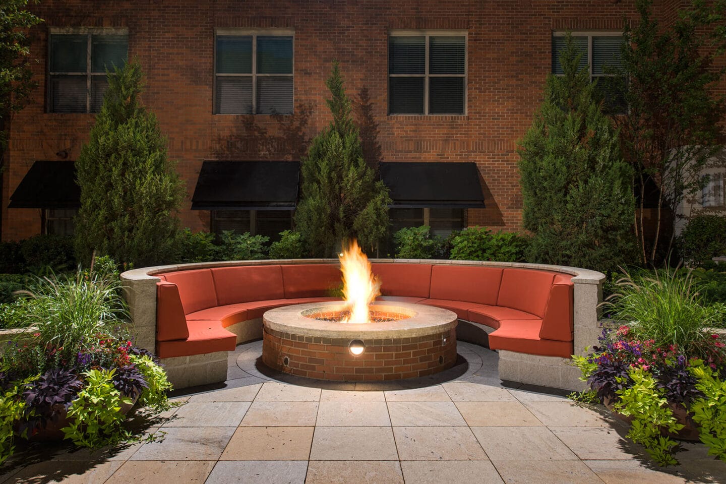 Courtyard Fire Pit at Windsor at Cambridge Park, 160 Cambridge Park Drive, MA