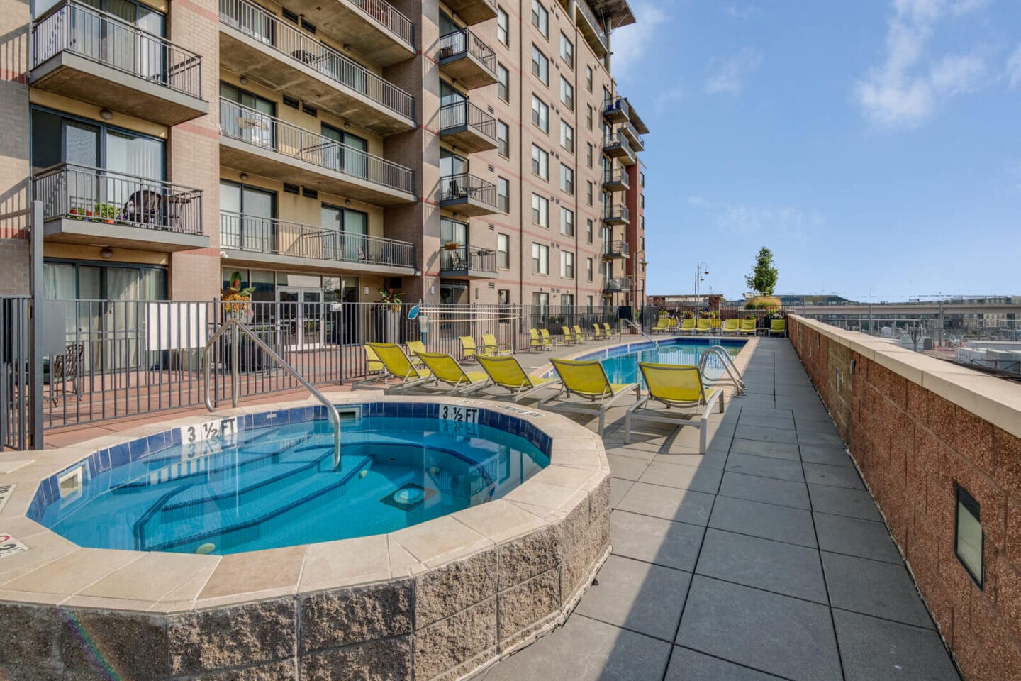 Year-Round Hot Tub at The Manhattan, Colorado, 80202