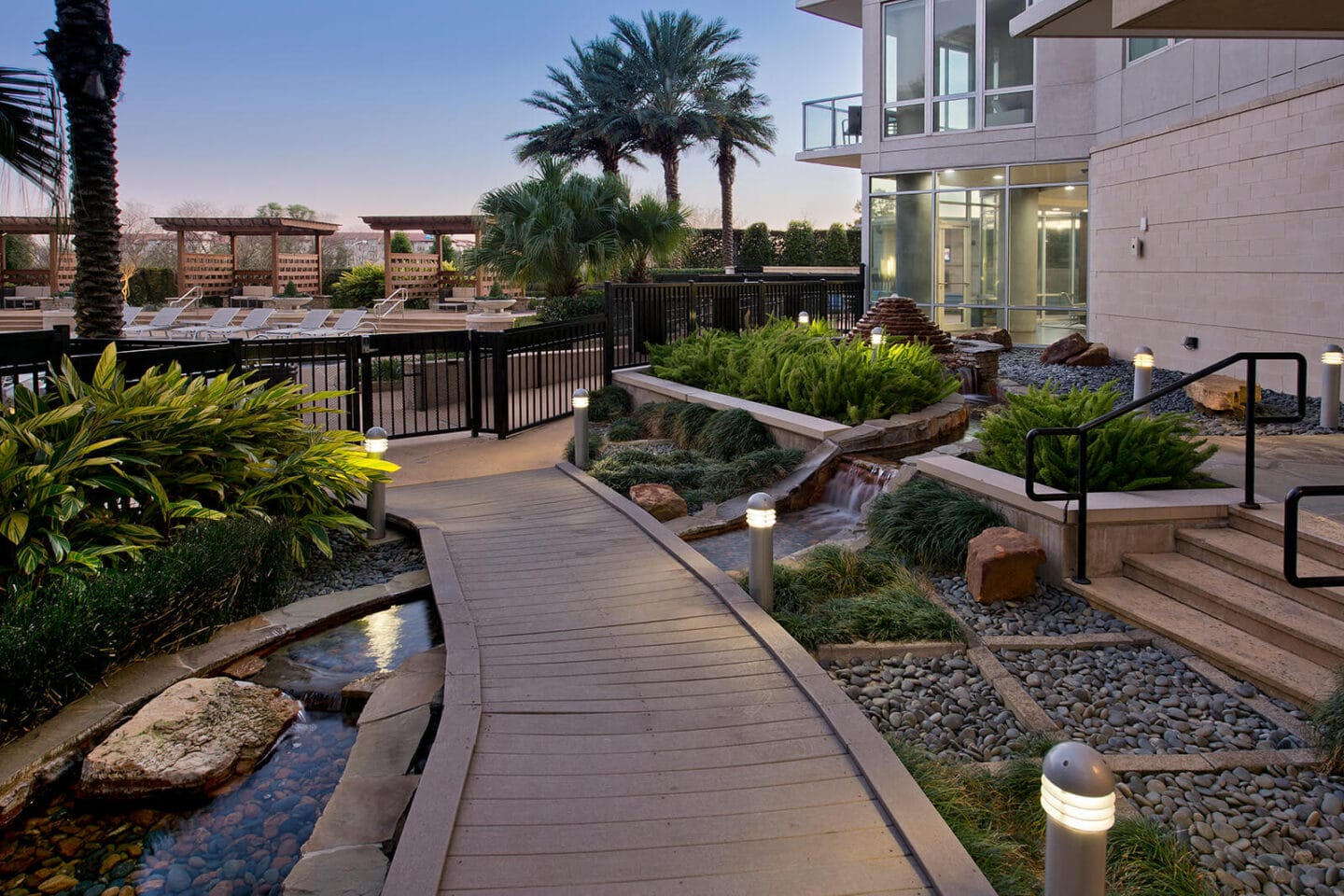 Zen Water Garden at Windsor Memorial, 77007, TX